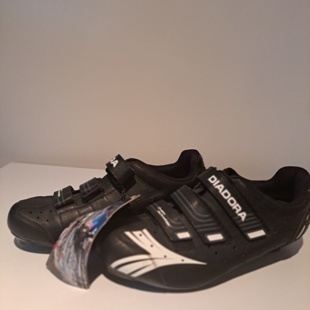Cycling shoes.
